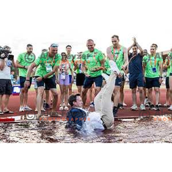 celebrating after Day 2 of European Athletics Team Championship 2025 2nd Division in Stadium Poljane, Maribor, Slovenia on June 29, 2025. Photo: Jure Banfi