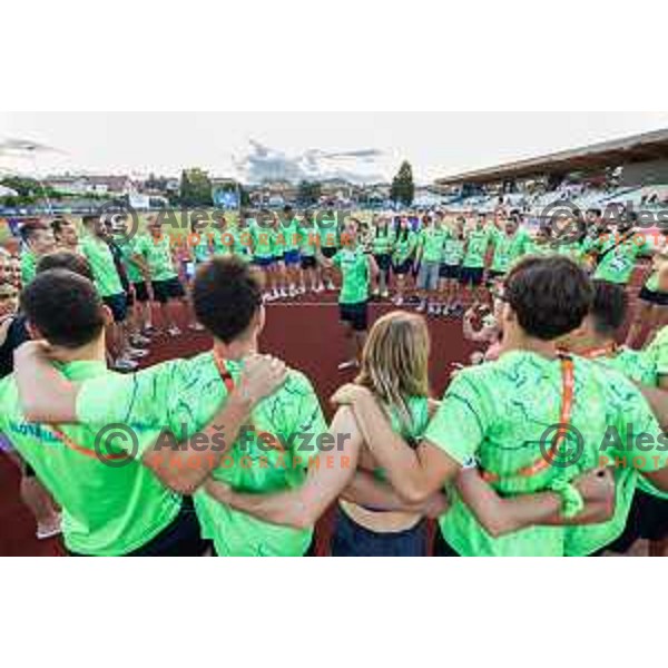 celebrating after Day 2 of European Athletics Team Championship 2025 2nd Division in Stadium Poljane, Maribor, Slovenia on June 29, 2025. Photo: Jure Banfi