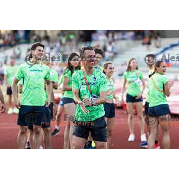 celebrating after Day 2 of European Athletics Team Championship 2025 2nd Division in Stadium Poljane, Maribor, Slovenia on June 29, 2025. Photo: Jure Banfi