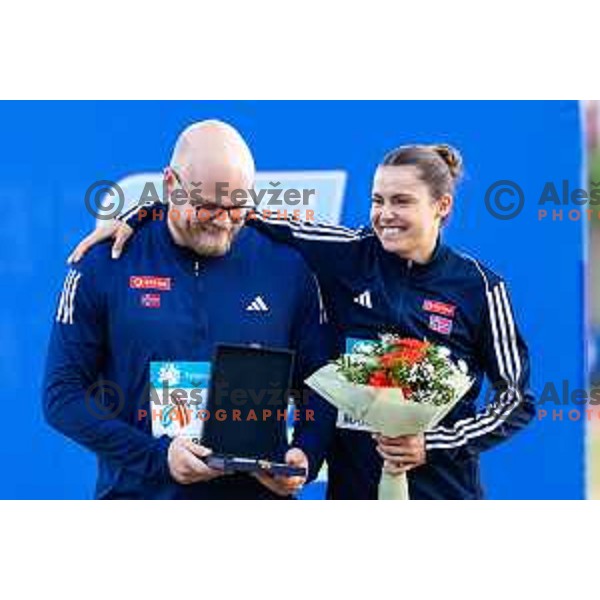 celebrating after Day 2 of European Athletics Team Championship 2025 2nd Division in Stadium Poljane, Maribor, Slovenia on June 29, 2025. Photo: Jure Banfi