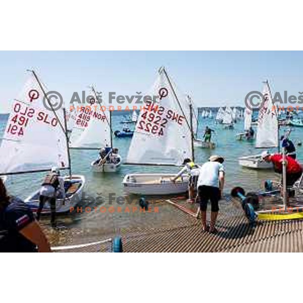 Third day of sailing competition at 2025 Optimist World Championship in Portoroz, Slovenia on June 30, 2025
