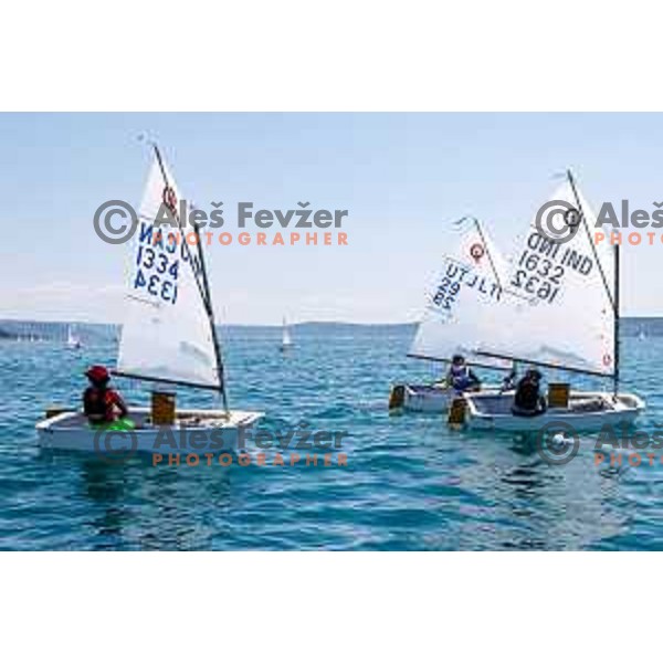 Third day of sailing competition at 2025 Optimist World Championship in Portoroz, Slovenia on June 30, 2025