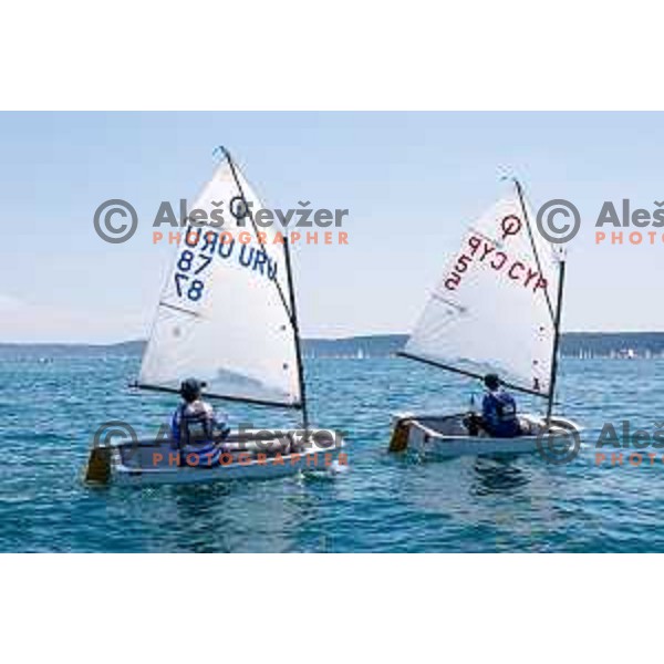 Third day of sailing competition at 2025 Optimist World Championship in Portoroz, Slovenia on June 30, 2025