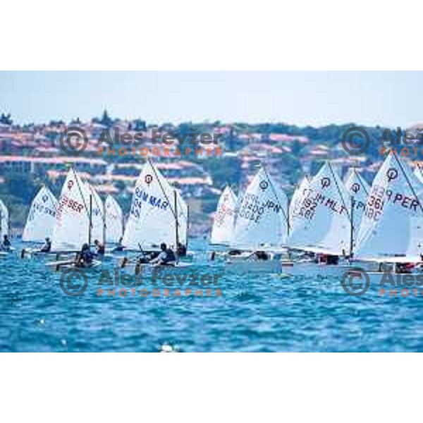 Third day of sailing competition at 2025 Optimist World Championship in Portoroz, Slovenia on June 30, 2025