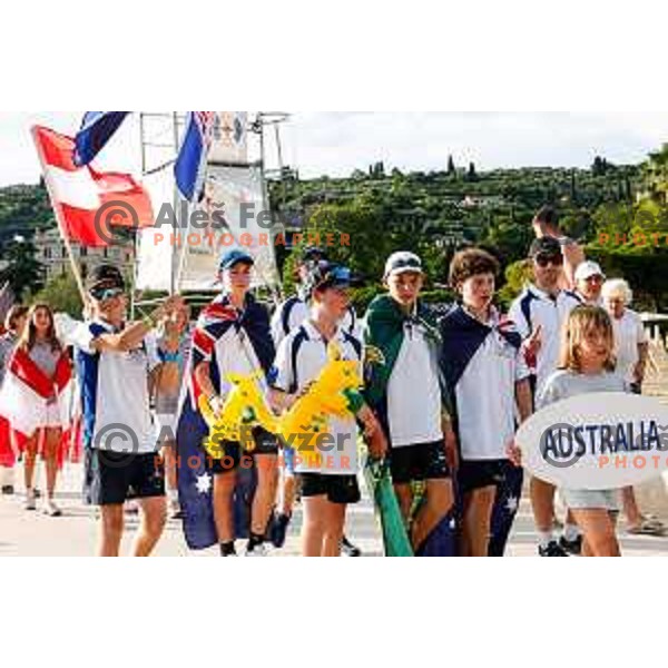 Opening Ceremony of 2025 Optimist World Championship in Portoroz, Slovenia on June 27, 2025