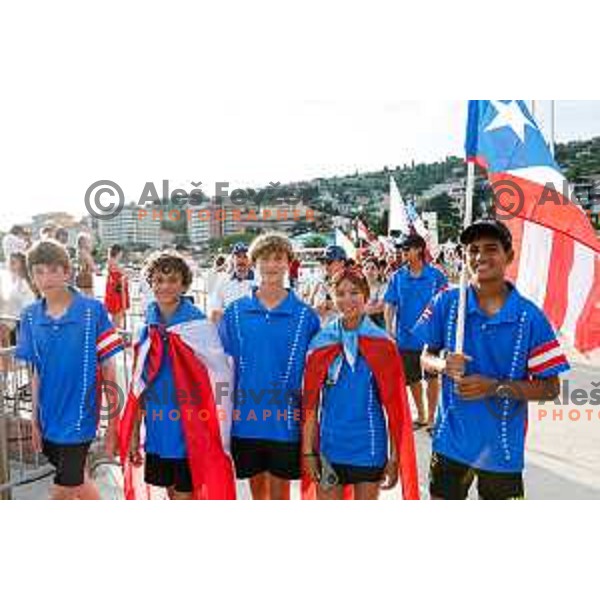 Opening Ceremony of 2025 Optimist World Championship in Portoroz, Slovenia on June 27, 2025