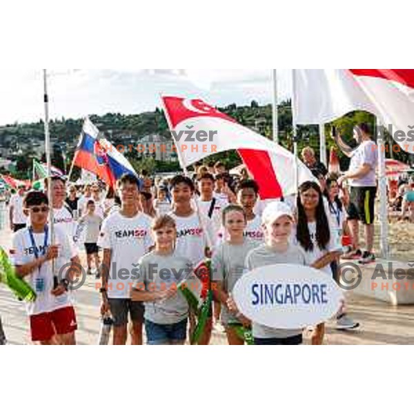 Opening Ceremony of 2025 Optimist World Championship in Portoroz, Slovenia on June 27, 2025