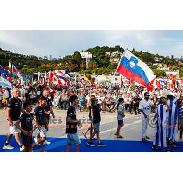 Opening Ceremony of 2025 Optimist World Championship in Portoroz, Slovenia on June 27, 2025