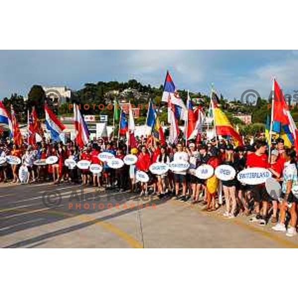 Opening Ceremony of 2025 Optimist World Championship in Portoroz, Slovenia on June 27, 2025