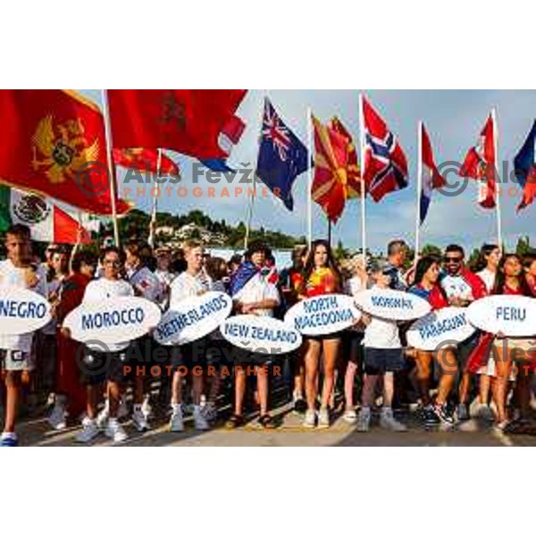 Opening Ceremony of 2025 Optimist World Championship in Portoroz, Slovenia on June 27, 2025