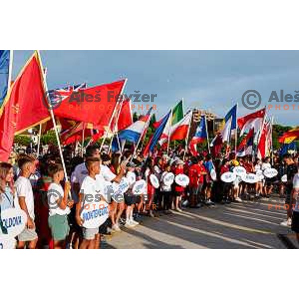Opening Ceremony of 2025 Optimist World Championship in Portoroz, Slovenia on June 27, 2025