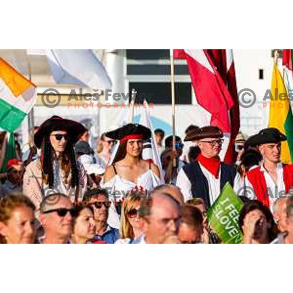 Opening Ceremony of 2025 Optimist World Championship in Portoroz, Slovenia on June 27, 2025