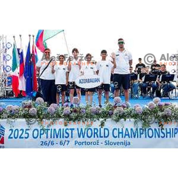 Opening Ceremony of 2025 Optimist World Championship in Portoroz, Slovenia on June 27, 2025