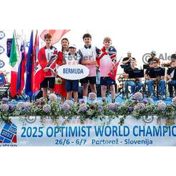 Opening Ceremony of 2025 Optimist World Championship in Portoroz, Slovenia on June 27, 2025