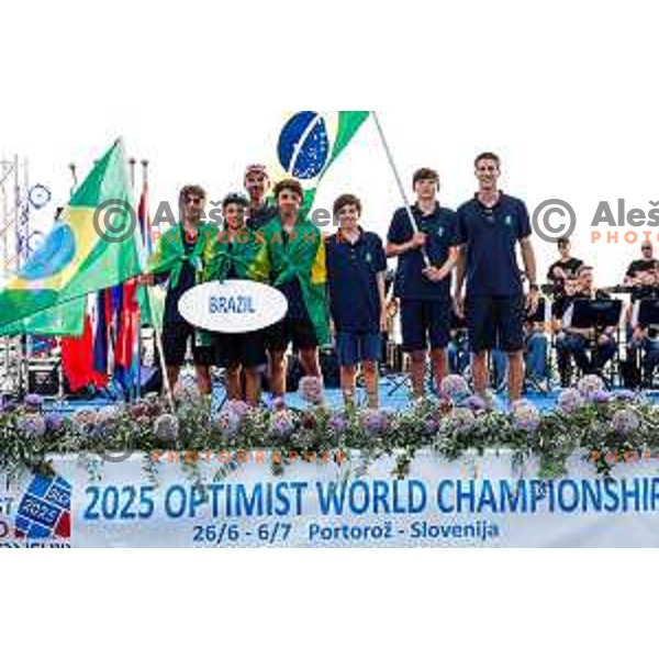 Opening Ceremony of 2025 Optimist World Championship in Portoroz, Slovenia on June 27, 2025