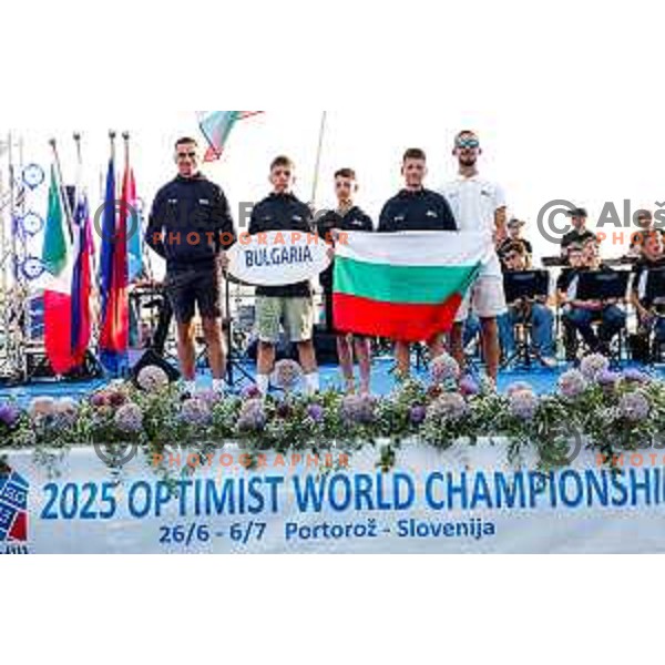 Opening Ceremony of 2025 Optimist World Championship in Portoroz, Slovenia on June 27, 2025