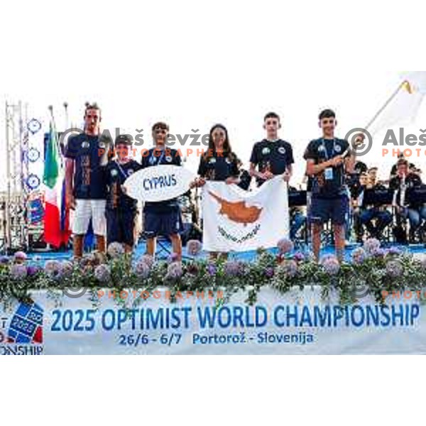 Opening Ceremony of 2025 Optimist World Championship in Portoroz, Slovenia on June 27, 2025