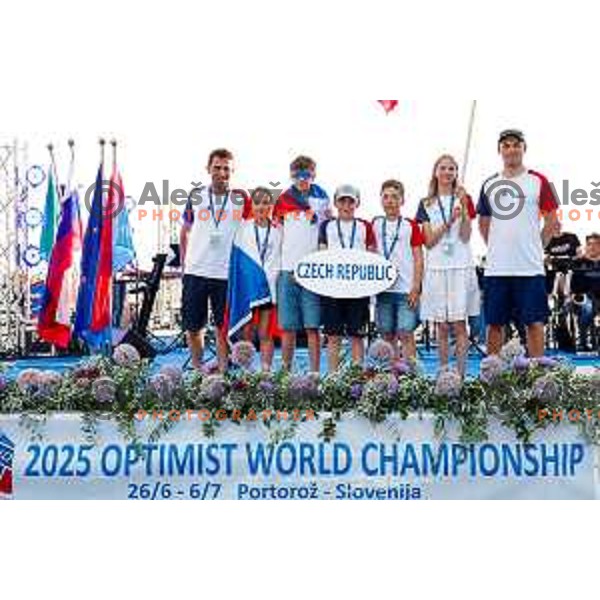 Opening Ceremony of 2025 Optimist World Championship in Portoroz, Slovenia on June 27, 2025