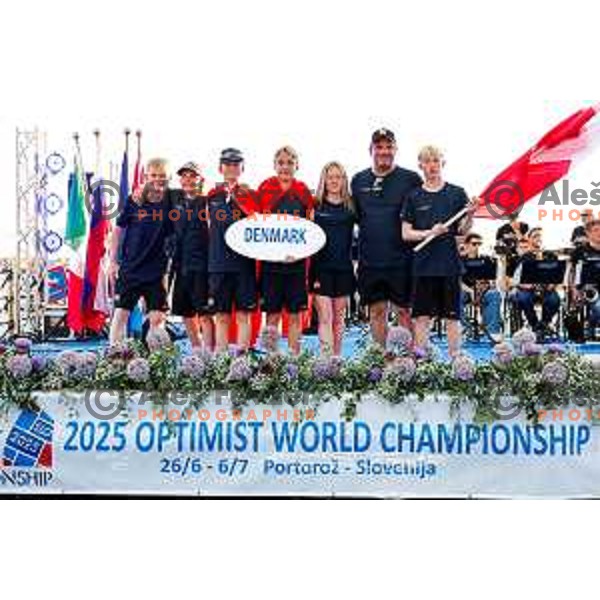 Opening Ceremony of 2025 Optimist World Championship in Portoroz, Slovenia on June 27, 2025