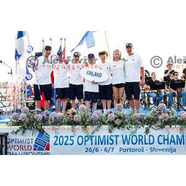 Opening Ceremony of 2025 Optimist World Championship in Portoroz, Slovenia on June 27, 2025