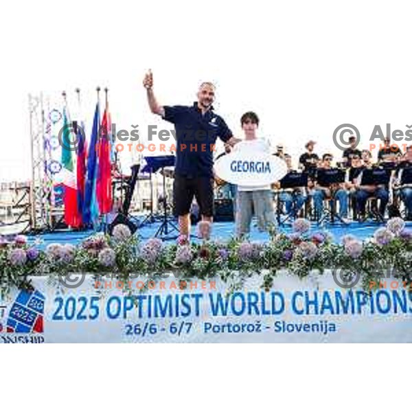Opening Ceremony of 2025 Optimist World Championship in Portoroz, Slovenia on June 27, 2025