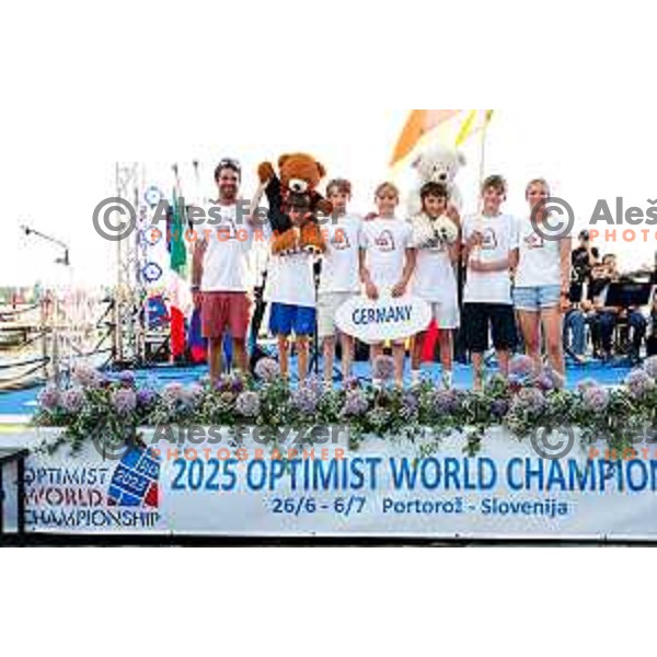 Opening Ceremony of 2025 Optimist World Championship in Portoroz, Slovenia on June 27, 2025