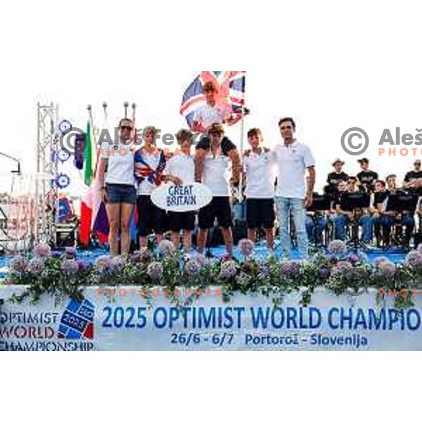 Opening Ceremony of 2025 Optimist World Championship in Portoroz, Slovenia on June 27, 2025