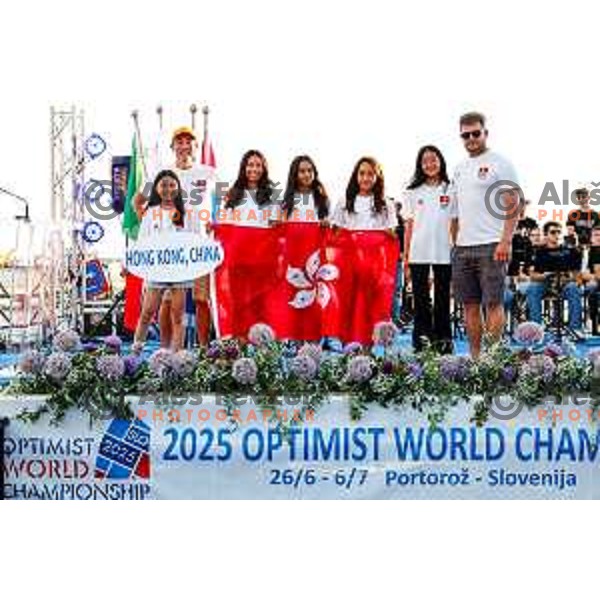 Opening Ceremony of 2025 Optimist World Championship in Portoroz, Slovenia on June 27, 2025