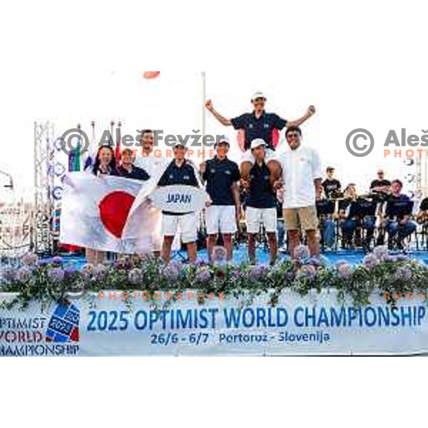 Opening Ceremony of 2025 Optimist World Championship in Portoroz, Slovenia on June 27, 2025