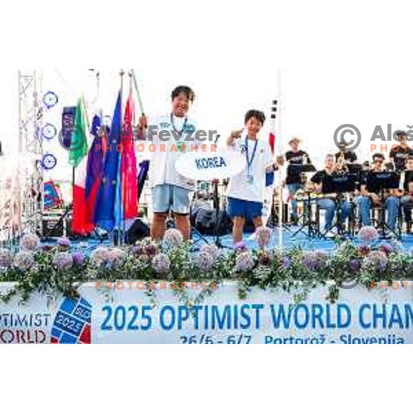 Opening Ceremony of 2025 Optimist World Championship in Portoroz, Slovenia on June 27, 2025