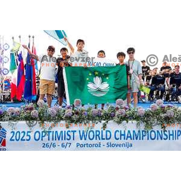 Opening Ceremony of 2025 Optimist World Championship in Portoroz, Slovenia on June 27, 2025