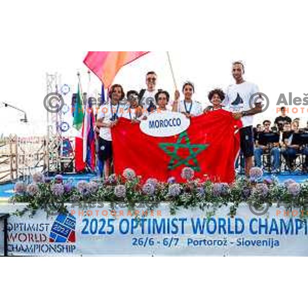 Opening Ceremony of 2025 Optimist World Championship in Portoroz, Slovenia on June 27, 2025