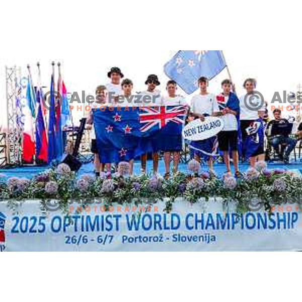 Opening Ceremony of 2025 Optimist World Championship in Portoroz, Slovenia on June 27, 2025