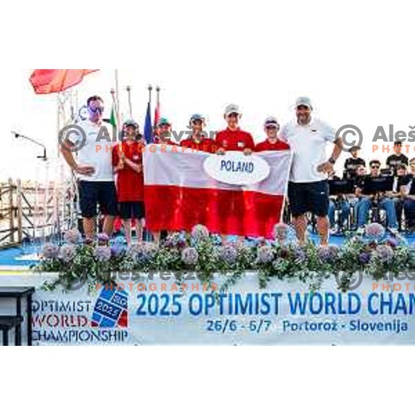 Opening Ceremony of 2025 Optimist World Championship in Portoroz, Slovenia on June 27, 2025