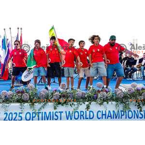 Opening Ceremony of 2025 Optimist World Championship in Portoroz, Slovenia on June 27, 2025