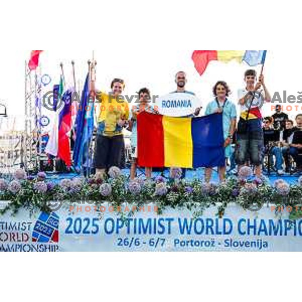 Opening Ceremony of 2025 Optimist World Championship in Portoroz, Slovenia on June 27, 2025