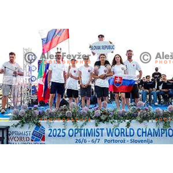 Opening Ceremony of 2025 Optimist World Championship in Portoroz, Slovenia on June 27, 2025