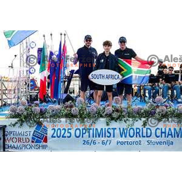 Opening Ceremony of 2025 Optimist World Championship in Portoroz, Slovenia on June 27, 2025