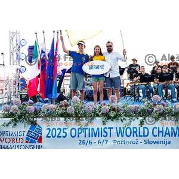 Opening Ceremony of 2025 Optimist World Championship in Portoroz, Slovenia on June 27, 2025