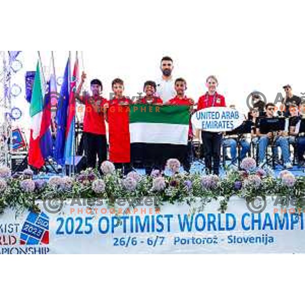 Opening Ceremony of 2025 Optimist World Championship in Portoroz, Slovenia on June 27, 2025