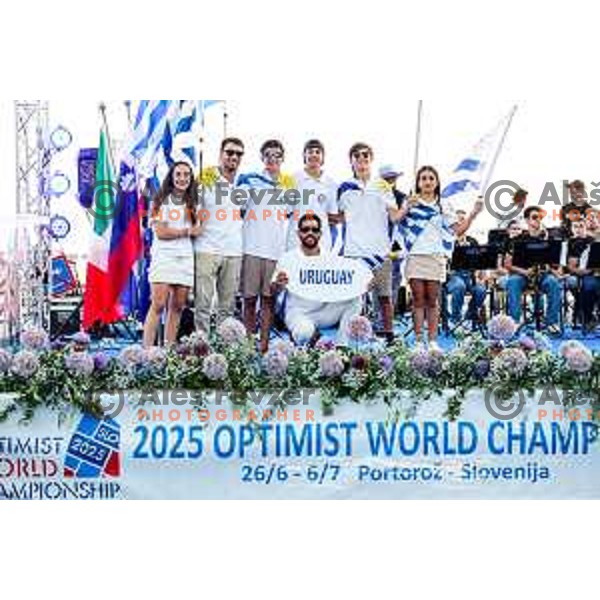 Opening Ceremony of 2025 Optimist World Championship in Portoroz, Slovenia on June 27, 2025