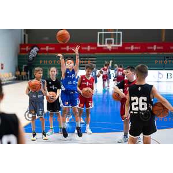 Goran Dragic summer camp for children in Dvorana Tri Lilije, Lasko, Slovenia on July 2, 2025. Photo: Jure Banfi