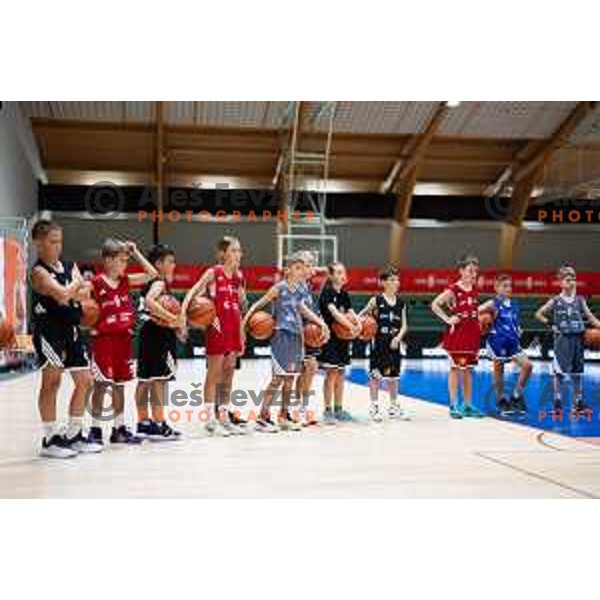 Goran Dragic summer camp for children in Dvorana Tri Lilije, Lasko, Slovenia on July 2, 2025. Photo: Jure Banfi