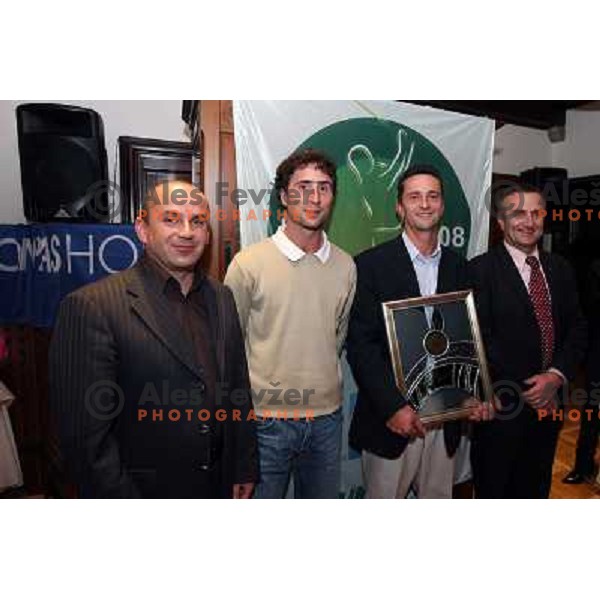 Otocec golf course received "Best Slovenian golf course 2008" award at official presentation at Otocec Castle 17.10.2008 