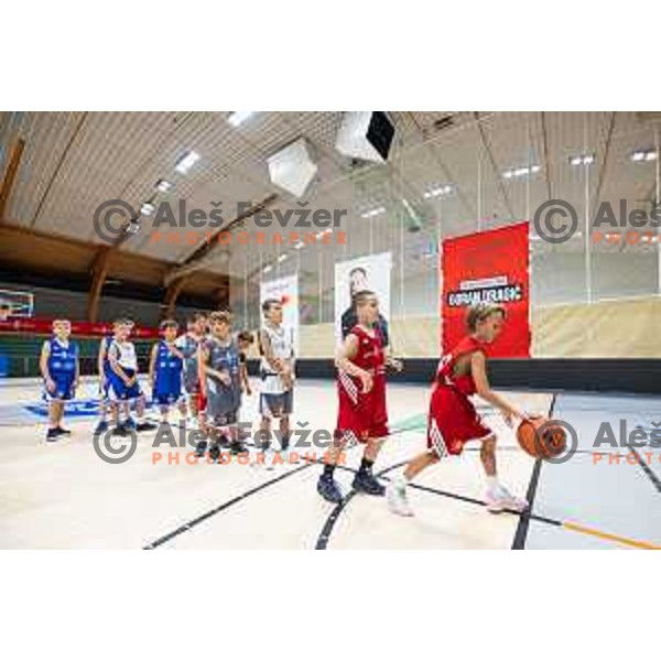Goran Dragic summer camp for children in Dvorana Tri Lilije, Lasko, Slovenia on July 2, 2025. Photo: Jure Banfi