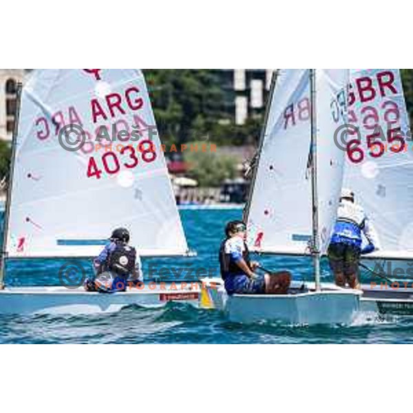 Team Race Final sailing competition at 2025 Optimist World Championship in Portoroz, Slovenia on July 2, 2025