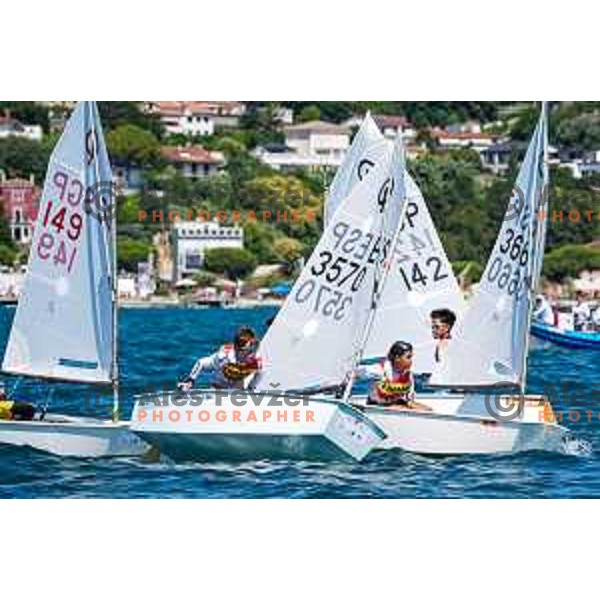 Team Race Final sailing competition at 2025 Optimist World Championship in Portoroz, Slovenia on July 2, 2025