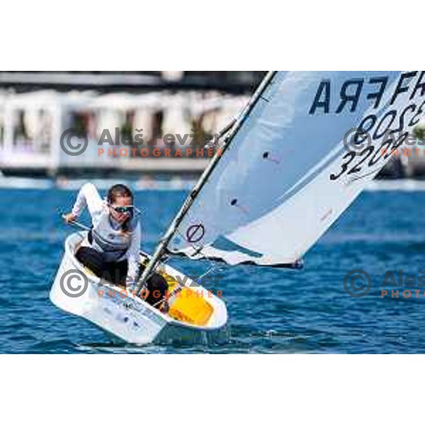Team Race Qualifying sailing competition at 2025 Optimist World Championship in Portoroz, Slovenia on July 1, 2025