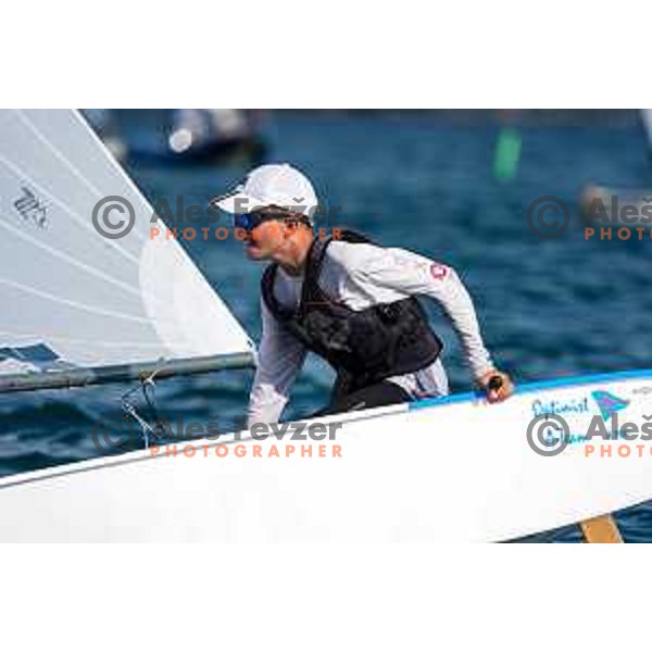 Team Race Qualifying sailing competition at 2025 Optimist World Championship in Portoroz, Slovenia on July 1, 2025