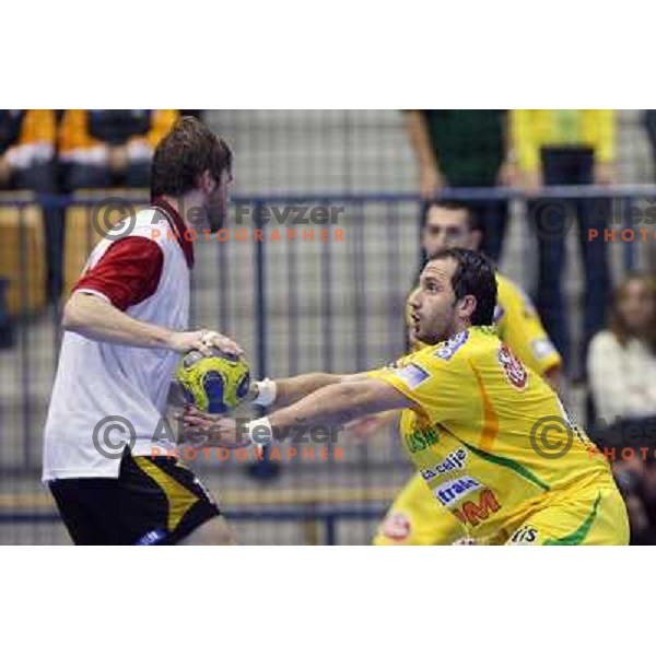 Toskic at handball match Celje Pivovarna Lasko (SLO)- Hammarby (SWE) in EHF Championsleague, played in Celje (Slovenia) 11.10.2008 